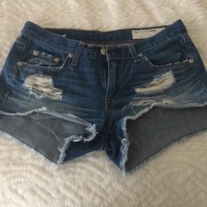 Rag and Bone cutoff jean shorts. Size 24